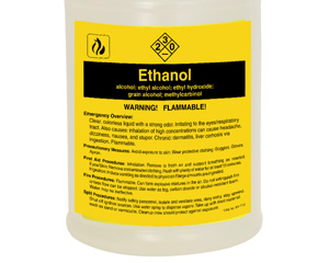 Ethanol Label