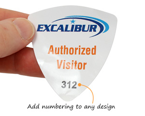 Authorized Employee Hard Hat Sticker