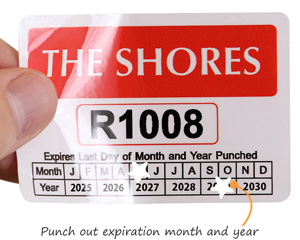 Expiration date parking pass