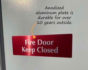 Fire Door Closed Sign