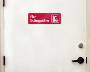 Retail Security Door Sign