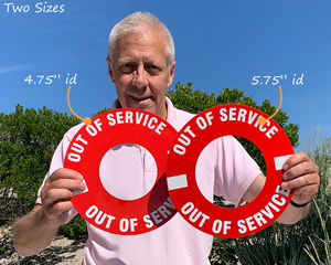 Fire hydrant out of service rings
