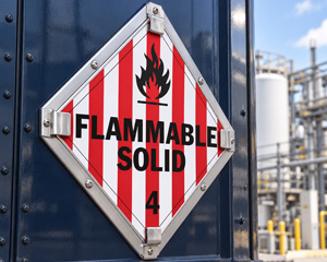 Class 4 Flammable Solid Placards