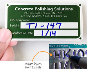 Aluminum Foil Labels