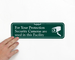 Video Surveillance ShowCase™ Wall Sign