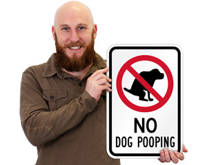 Free Dog Poop Sign