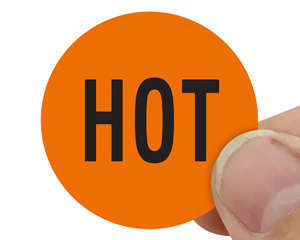 Hot Food Label