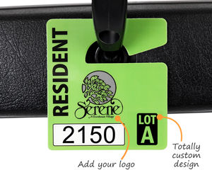 Full color mini parking permits