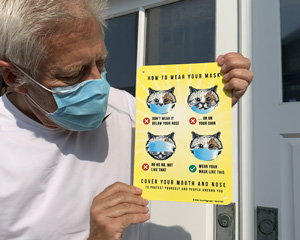 Funny Mask Sign