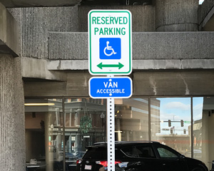 Reserved Parking Georgia Sign