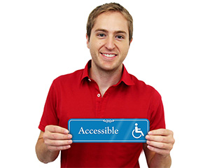 Accessible Door Sign