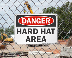 Hard Hat Area Sign