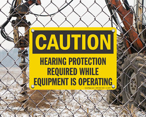 Hearing Protection Sign