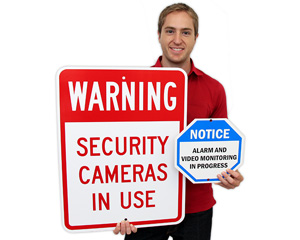 Surveillance Warning Signs