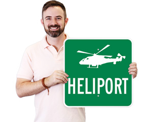 Heliport Sign