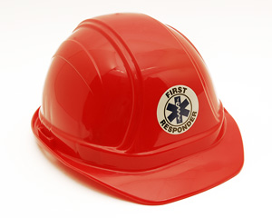 First Aid Hard Hat Stickers