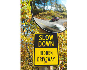 Hidden drive signs