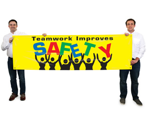 Safety Teamwork Banner