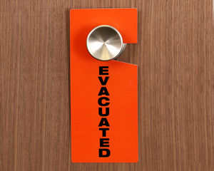 In Case of Fire Label