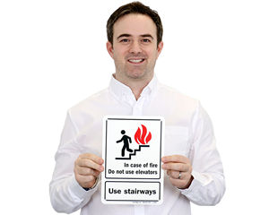 In Case of Fire Signage