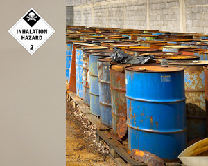 Class 2 Inhalation Hazard Paper Dot Hazmat