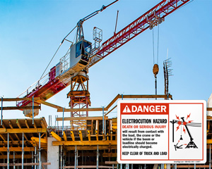 lectrocution Hazard - Death Or Serious Injury Sign