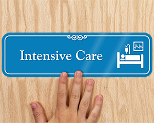Designer Intensive Care Door Sign