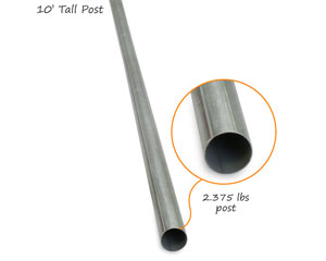 10 ft Round Sign Posts