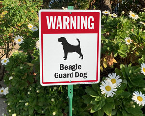 Guard Dog Stake Sign