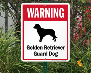 Guard Dog Warning Stake Sign