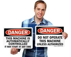 Machine Danger Signs