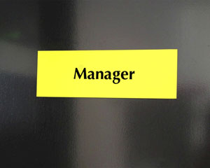 Manager’s Room Signs