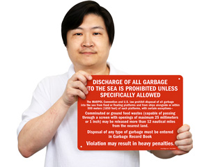Boat / Vessel Dumping Law Signs