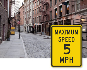 Speed Limit Sign 5 Mph