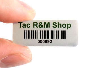 Mini metal asset tags