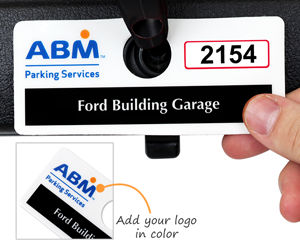 Mirror hang tag permits