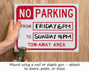 Mount Polystyrene Sign