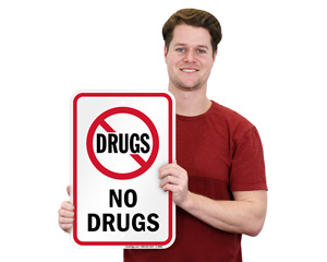 No Drugs Allowed Sign