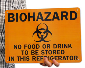 No Food In Refrigerator Stickers