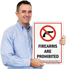 No Gun Signs by State