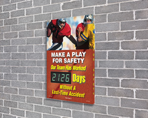 Digital Make A Play For Safety Scoreboard