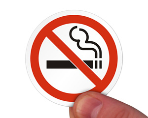 No Smoking Sticker