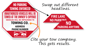 No Parking Anytime Sign