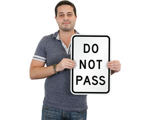 No Passing Signs