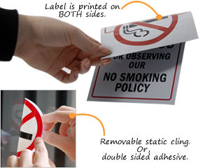 No Smoking Decals