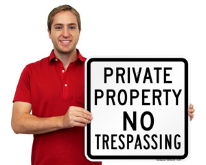 No Property Sign