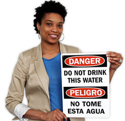 Do Not Drink The Water Signs