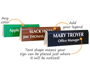 Officepal Table Top Tent Signs