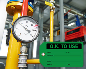 ok to use calibration label and tag