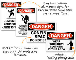 OSHA Danger Signs